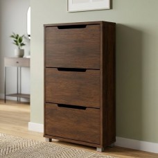 Тумба для взуття з ящиками LION ТО-2 70,4x28,2x123,4 см Дуб Ліворно (LION-045340)