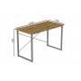 Компьютерный стол Ferrum-decor Дейв 75x120x70 серый ДСП Дуб Артизан 16мм (FRD-107045)