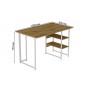 Компьютерный стол Ferrum-decor Кевин 75x100x60 белый ДСП Дуб Артизан 16мм (FRD-107205)