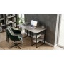 Стол письменный Кевин Ferrum-decor 75x100x70 Черный металл ДСП Кашемир 16 мм (FRD-108135)