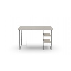 Стіл письмовий Кевин Ferrum-decor 75x120x60 Сірий метал ДСП Кашемір 16 мм (FRD-108125)