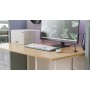 Компьютерный стол Ferrum-decor Кевин 75x140x70 белый ДСП Дуб Артизан 32мм (FRD-107235)