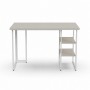 Стол письменный Кевин Ferrum-decor 75x120x70 Белый металл ДСП Кашемир 32 мм (FRD-108145)