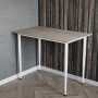 Стол универсальный Prime Ferrum-decor 750x1000x600 Белый металл ДСП Дуб Кремона Канолло 16 мм (FRD-107685)