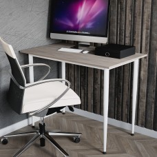 Універсальний стіл Prime Ferrum-decor 750x1400x700 Білий метал ДСП Дуб Кремона Канолло 16 мм (FRD-107735)