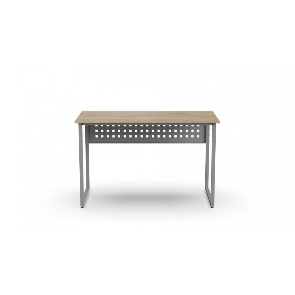 Стол письменный Майк Ferrum-decor 75x100x60 Серый металл ДСП Дуб Кремона Торро 16 мм (FRD-108335)