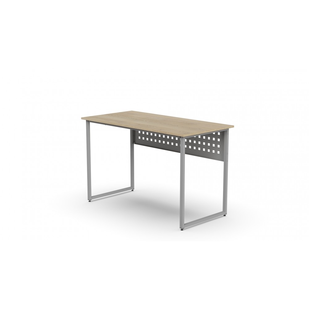 Стол письменный Майк Ferrum-decor 75x100x60 Серый металл ДСП Дуб Кремона Торро 16 мм (FRD-108335)