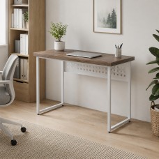 Стіл письмовий Майк Ferrum-decor 75x140x60 Білий метал ДСП Дуб Кремона Канолло 32 мм (FRD-108205)