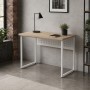 Стол письменный Майк Ferrum-decor 75x100x70 Белый металл ДСП Дуб Кремона Торро 32 мм (FRD-108355)