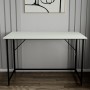 Стол раскладной Морис Ferrum-decor 750x1000x600 Черный металл ДСП Кашемир 16 мм (FRD-107495)