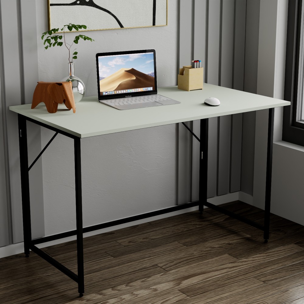 Стол раскладной Морис Ferrum-decor 750x1000x600 Черный металл ДСП Кашемир 16 мм (FRD-107495)