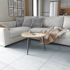 Журнальний круглий стіл OPTIMA 1 ніжки конусні Ferrum-decor 450x670x670 Чорний метал ДСП Дуб Артизан 16 мм (FRD-107465)