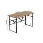 Компьютерный стол Ferrum-decor Раян 76x120x60 черный ДСП Дуб Артизан 32мм (FRD-107095)