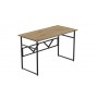Компьютерный стол Ferrum-decor Раян 76x120x60 черный ДСП Дуб Артизан 32мм (FRD-107095)