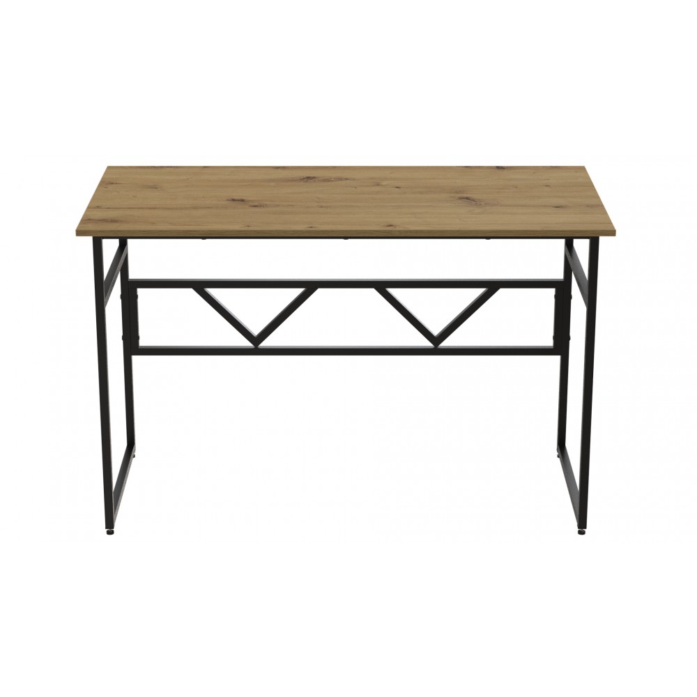Компьютерный стол Ferrum-decor Раян 76x120x60 черный ДСП Дуб Артизан 32мм (FRD-107095)