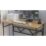 Компьютерный стол Ferrum-decor Раян 75x100x60 черный ДСП Дуб Артизан 16мм (FRD-107065)