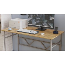 Комп'ютерний стіл Ferrum-decor Раян 75x140x60 сірий ДСП Дуб Артизан 16 мм (FRD-107085)