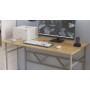 Компьютерный стол Ferrum-decor Раян 75x120x60 серый ДСП Дуб Артизан 32мм (FRD-107075)