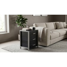 Тумба универсальная Ferrum-decor Вивьен 3 50x41x40 серый ДСП Каштан Арвадонна 16мм (FRD-107755)