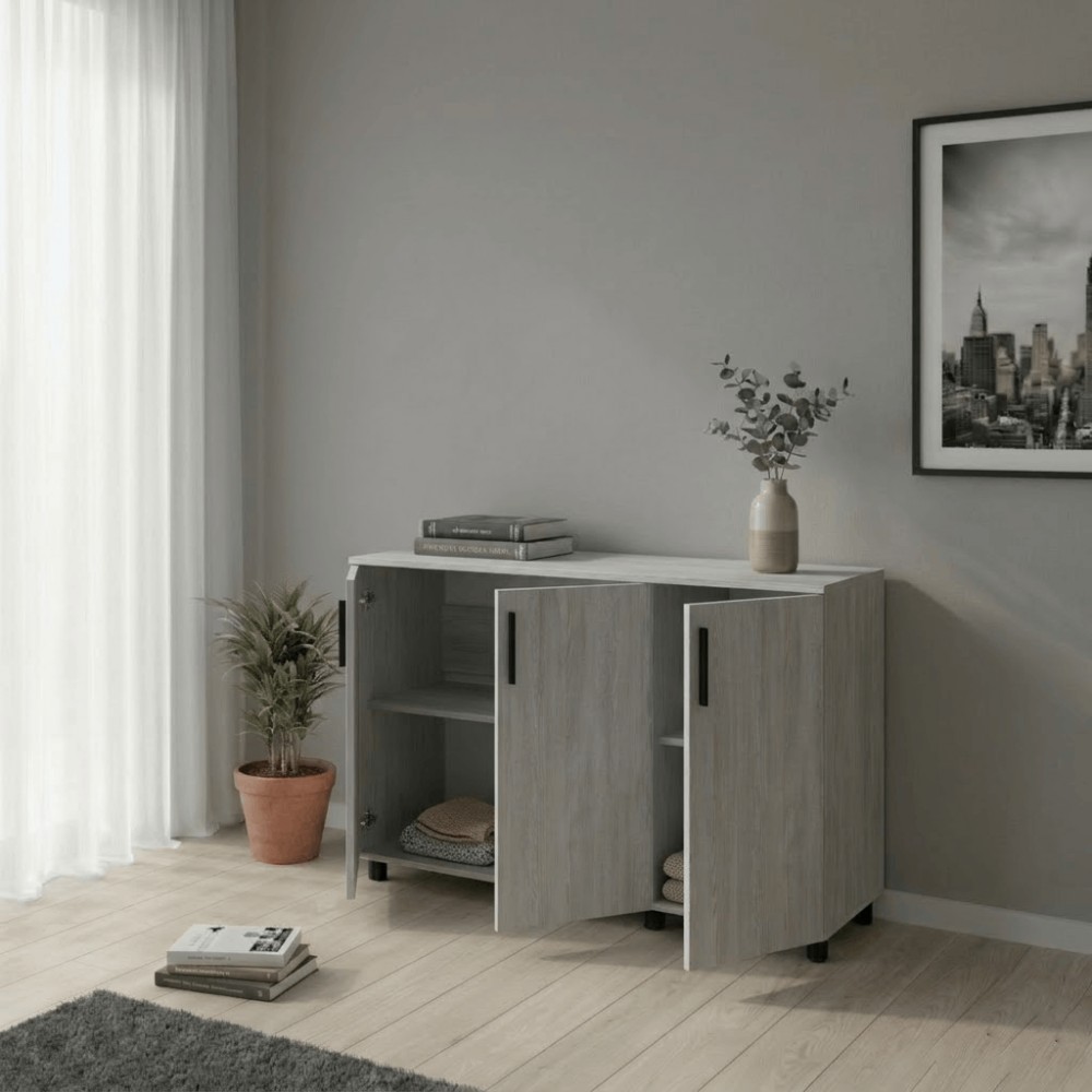 Комод Doros Торн Сосна Натти 3 ДСП 135х51.6х80 (DRS-012102)