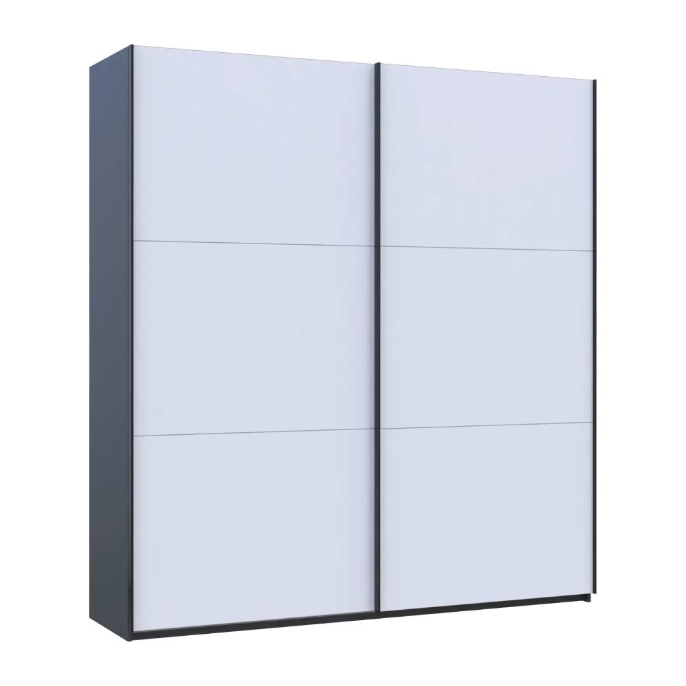 Шкаф купе Doros G-Caiser Антрацит / Белый 2 ДСП / 3 части 220х60х240 (42005416) (DRS-012249)