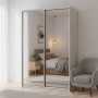 Шкаф купе Doros Сити Лайт Сосна Натти 2 Зеркала 150х60х225 (DRS-011966)