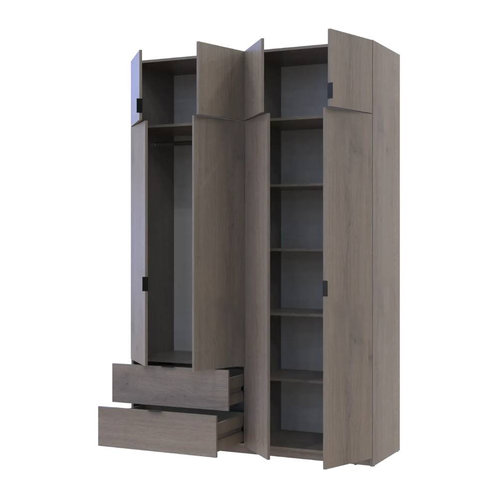 Шафа розпашна з антресоллю Doros Лукас 160х50х240 см Канноло (DRS-011881)
