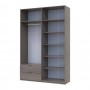 Шафа розпашна з антресоллю Doros Лукас 160х50х240 см Канноло (DRS-011881)