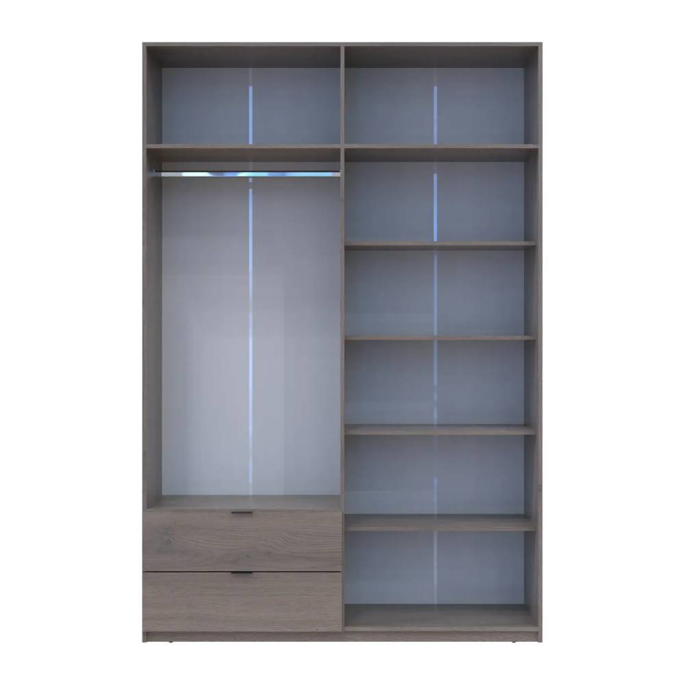 Шафа розпашна з антресоллю Doros Лукас 160х50х240 см Канноло (DRS-011881)