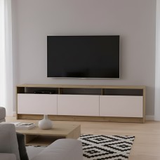 Тумба ТВ Doros U3 Дуб Артизан/Кашемір ДСП 180х33х43 (DRS-011901)