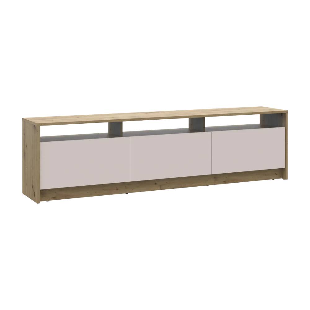 Тумба ТВ Doros U3 Дуб Артизан/Кашемир ДСП 180х33х43 (DRS-011901)