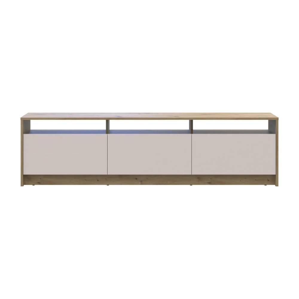 Тумба ТВ Doros U3 Дуб Артизан/Кашемир ДСП 180х33х43 (DRS-011901)