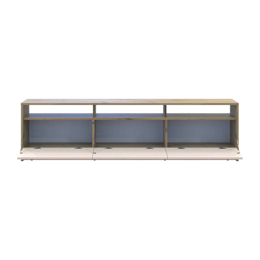 Тумба ТВ Doros U3 Дуб Артизан/Кашемир ДСП 180х33х43 (DRS-011901)