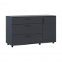 Комод Doros Торн Антрацит 3Ш/1Д 135х51.6х80 (DRS-012103)