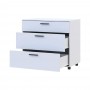 Комод Doros Торн Білий 3Ш 90х51.6х80 (DRS-012093)