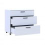 Комод Doros Торн Білий 3Ш 90х51.6х80 (DRS-012093)