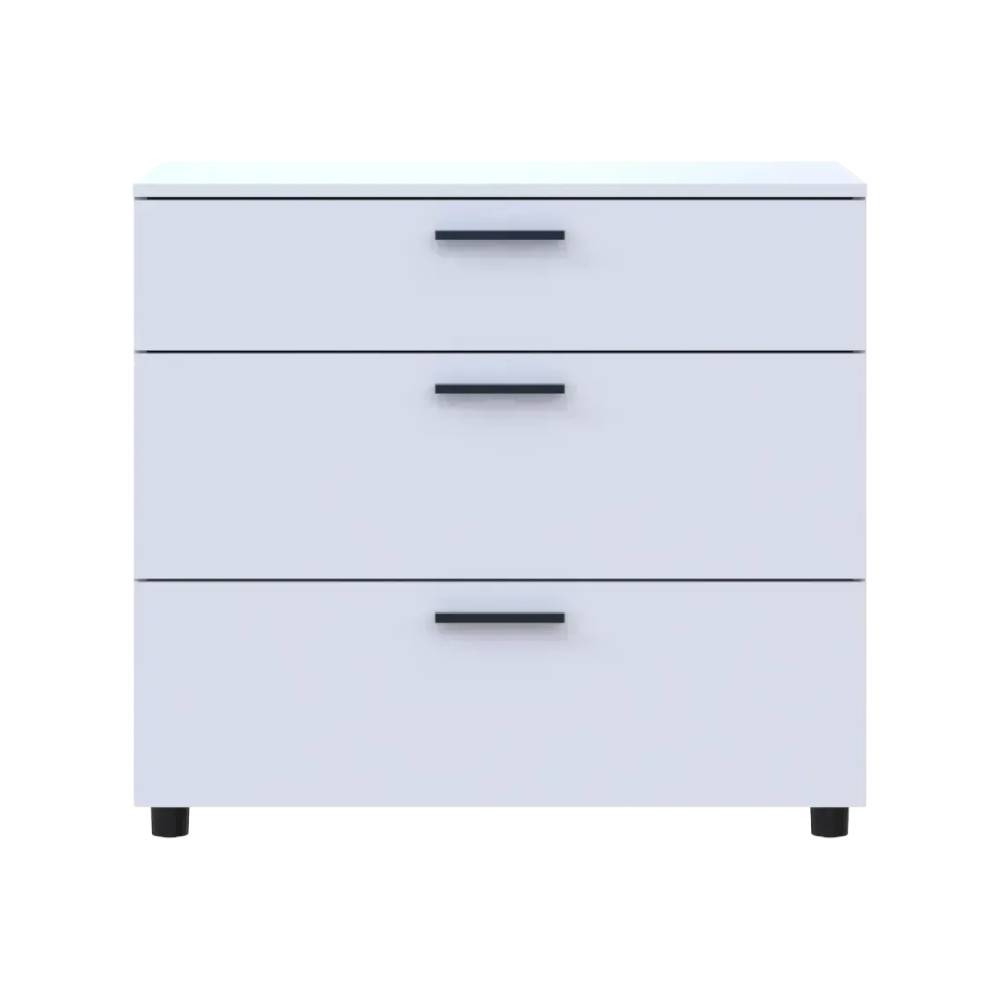 Комод Doros Торн Білий 3Ш 90х51.6х80 (DRS-012093)