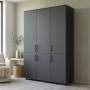 Шкаф для одежды Doros Торн Антрацит 3 ДСП (штанга) 135х51.6х200 (DRS-012083)