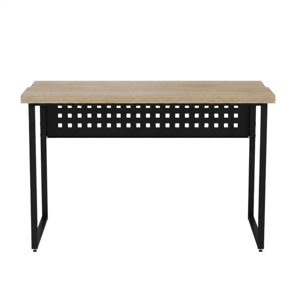 Стол письменный Майк Ferrum-decor 75x140x70 Черный металл ДСП Дуб Кремона Торро 32 мм (FRD-108366)