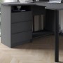 Геймерский компьютерный стол LION Буст левосторонний угловой с ящиками Дуб Артизан (LION-045160)
