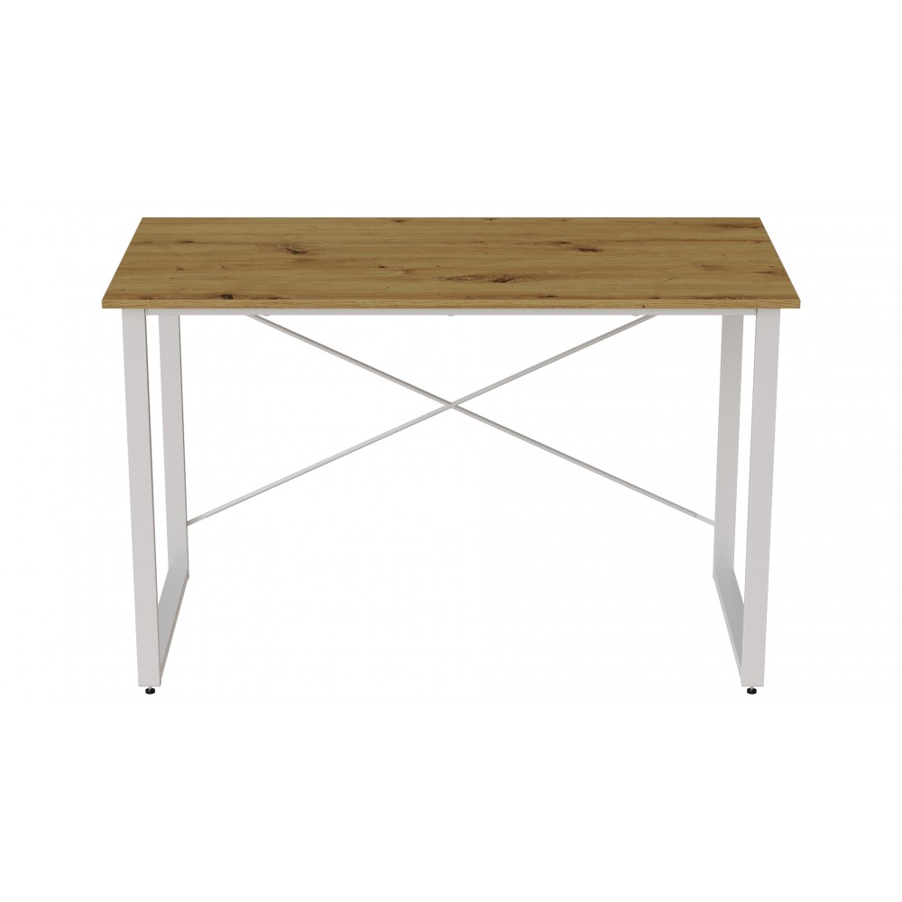 Компьютерный стол Ferrum-decor Дейв 75x100x60 белый ДСП Дуб Артизан 32мм (FRD-107026)