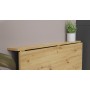 Стол раскладной Морис 900 Ferrum-decor 750x900x500 Черный металл ДСП Дуб Артизан 16 мм (FRD-107316)