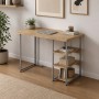 Стол письменный Кевин Ferrum-decor 75x100x70 Серый металл ДСП Дуб Кремона Торро 32 мм (FRD-108176)