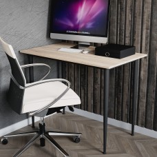 Універсальний стіл Prime Ferrum-decor 750x1200x700 Чорний метал ДСП Дуб Сонома 16 мм (FRD-107666)