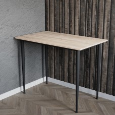 Універсальний стіл Prime Ferrum-decor 750x1000x600 Чорний метал ДСП Дуб Сонома 16 мм (FRD-107626)
