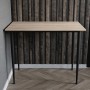 Стол универсальный Prime Ferrum-decor 750x1000x600 Черный металл ДСП Дуб Сонома 16 мм (FRD-107626)