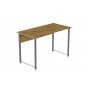 Компьютерный стол Ferrum-decor Курт 75x100x60 серый ДСП Дуб Артизан 32мм (FRD-107136)