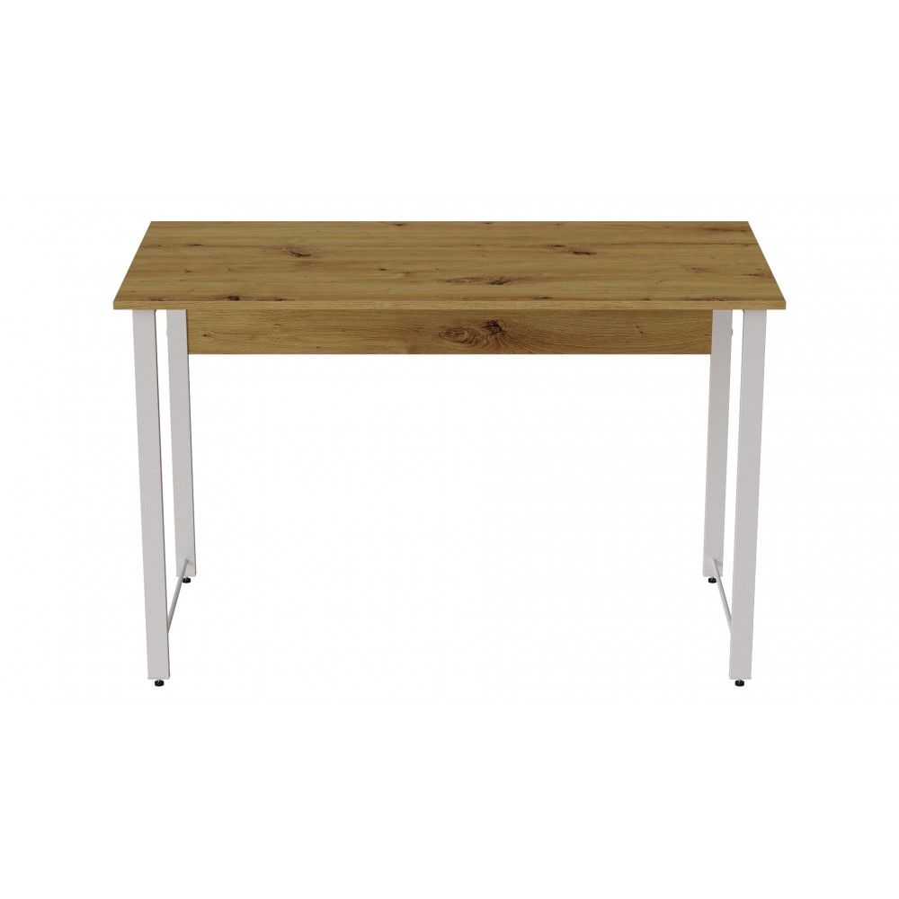 Компьютерный стол Ferrum-decor Курт 75x120x60 белый ДСП Дуб Артизан 32мм (FRD-107146)