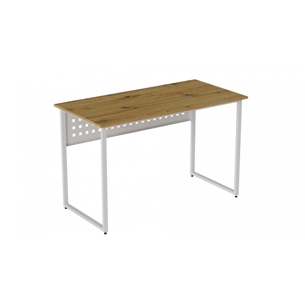 Компьютерный стол Ferrum-decor Майк 75x120x70 белый ДСП Дуб Артизан 32мм (FRD-107116)