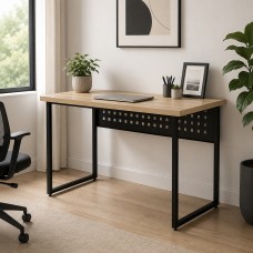 Стіл письмовий Майк Ferrum-decor 75x100x60 Чорний метал ДСП Дуб Кремона Торро 32 мм (FRD-108336)